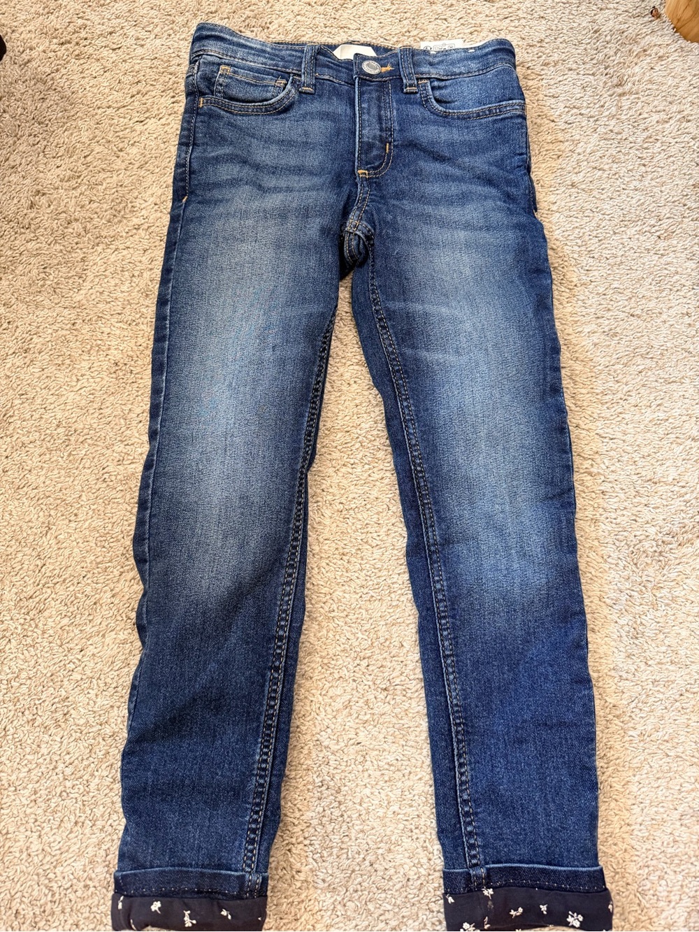 H&M Kids Dark Blue Washed Denim Jeans